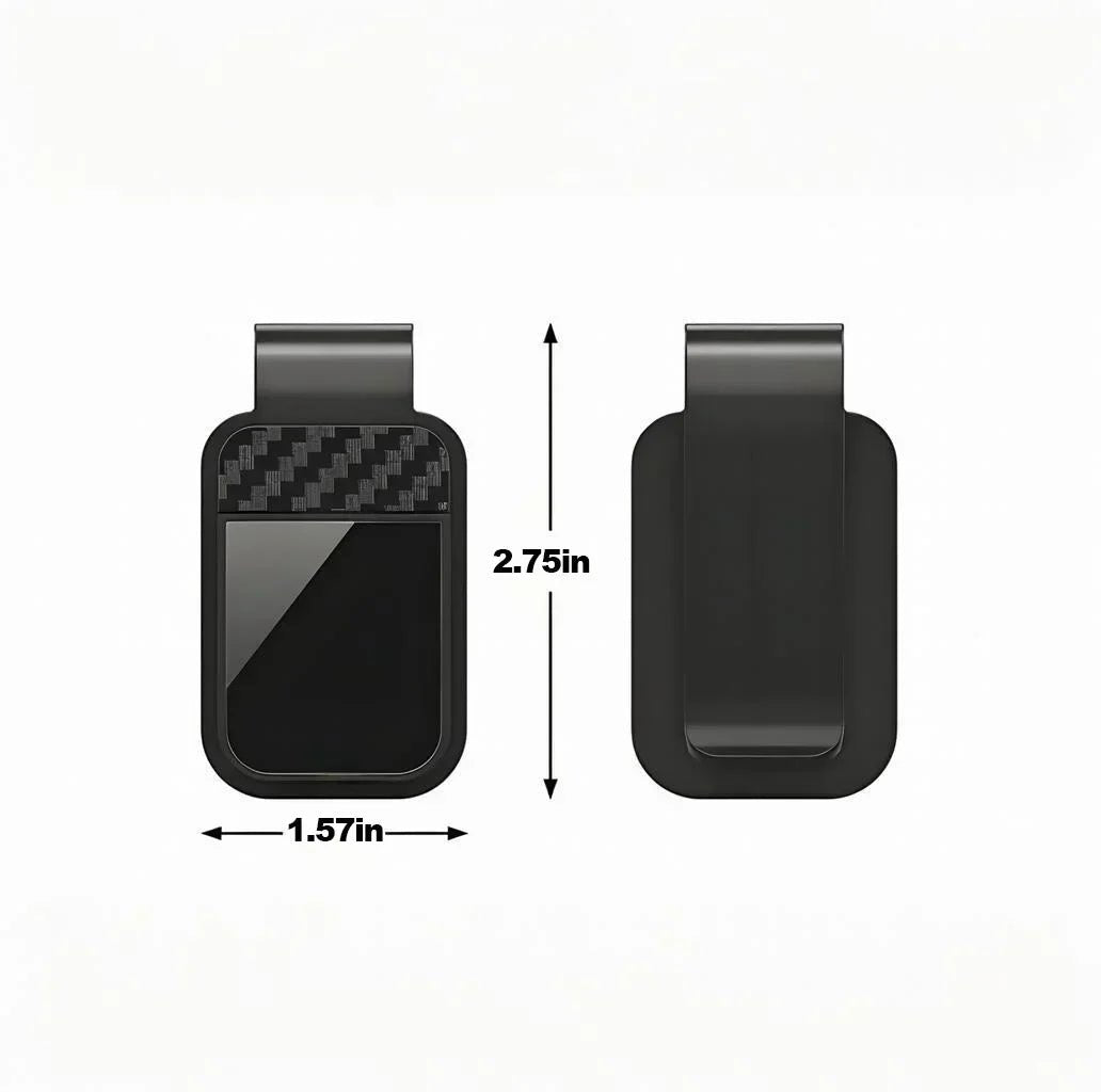Car Sun Visor Sunglasses & Ticket Clip – Black - InspiredGrabs.com