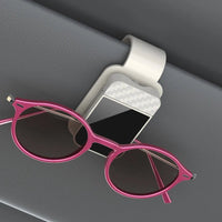 Thumbnail for Car Sun Visor Sunglasses & Ticket Clip – Black - InspiredGrabs.com