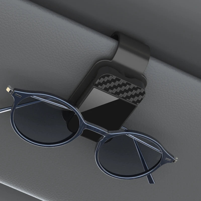 Car Sun Visor Sunglasses & Ticket Clip – Black - InspiredGrabs.com