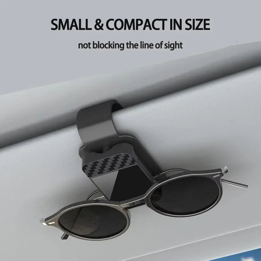 Car Sun Visor Sunglasses & Ticket Clip – Black - InspiredGrabs.com