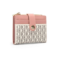 Thumbnail for CHCH Fashion Classic Retro Men's and Women's Universal Wallet Letter Printed Portable Card Bag Zero Wallet Wallet - InspiredGrabs.com