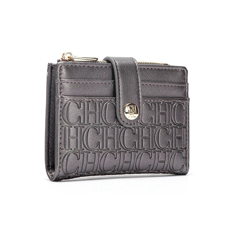 CHCH Fashion Classic Retro Men's and Women's Universal Wallet Letter Printed Portable Card Bag Zero Wallet Wallet - InspiredGrabs.com