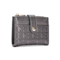 Thumbnail for CHCH Fashion Classic Retro Men's and Women's Universal Wallet Letter Printed Portable Card Bag Zero Wallet Wallet - InspiredGrabs.com
