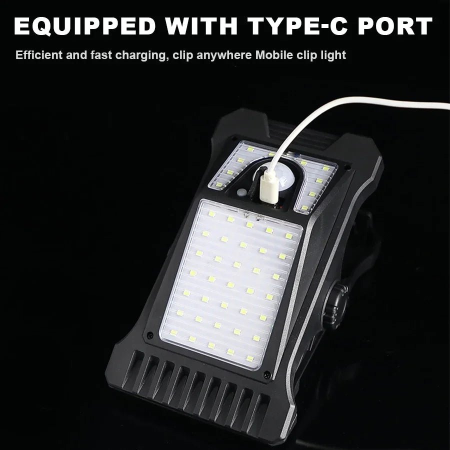 Clip - on Solar Motion Sensor Security Light with 3 Modes - InspiredGrabs.com