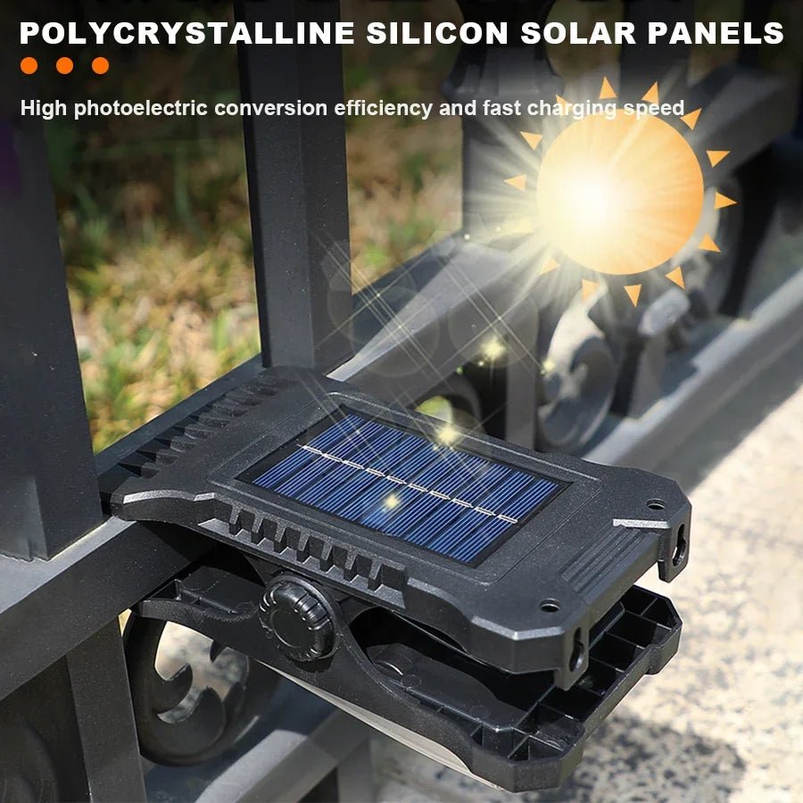 Clip - on Solar Motion Sensor Security Light with 3 Modes - InspiredGrabs.com