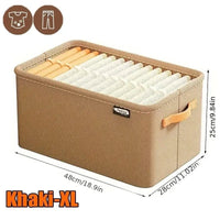 Thumbnail for Collapsible Fabric Clothing Organizer – 3 Sizes, 2 Colors - InspiredGrabs.com