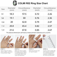 Thumbnail for COLMI R02 Smart Ring – Titanium Steel Health Monitor with 3ATM Waterproof Design - InspiredGrabs.com