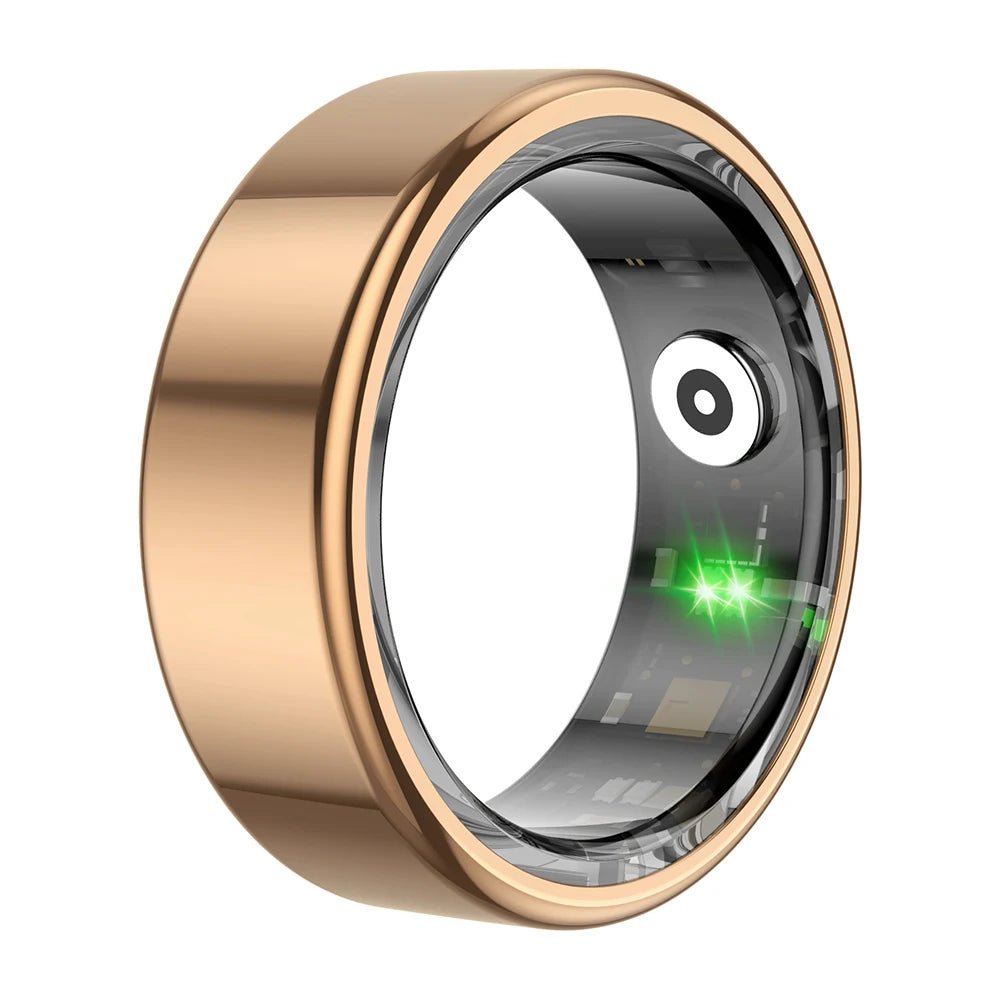 COLMI R02 Smart Ring – Titanium Steel Health Monitor with 3ATM Waterproof Design - InspiredGrabs.com