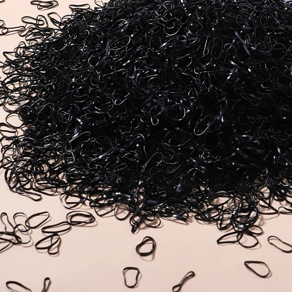 Colorful Elastic Hair Ties – 500, 1000 or 2000 Pieces - InspiredGrabs.com