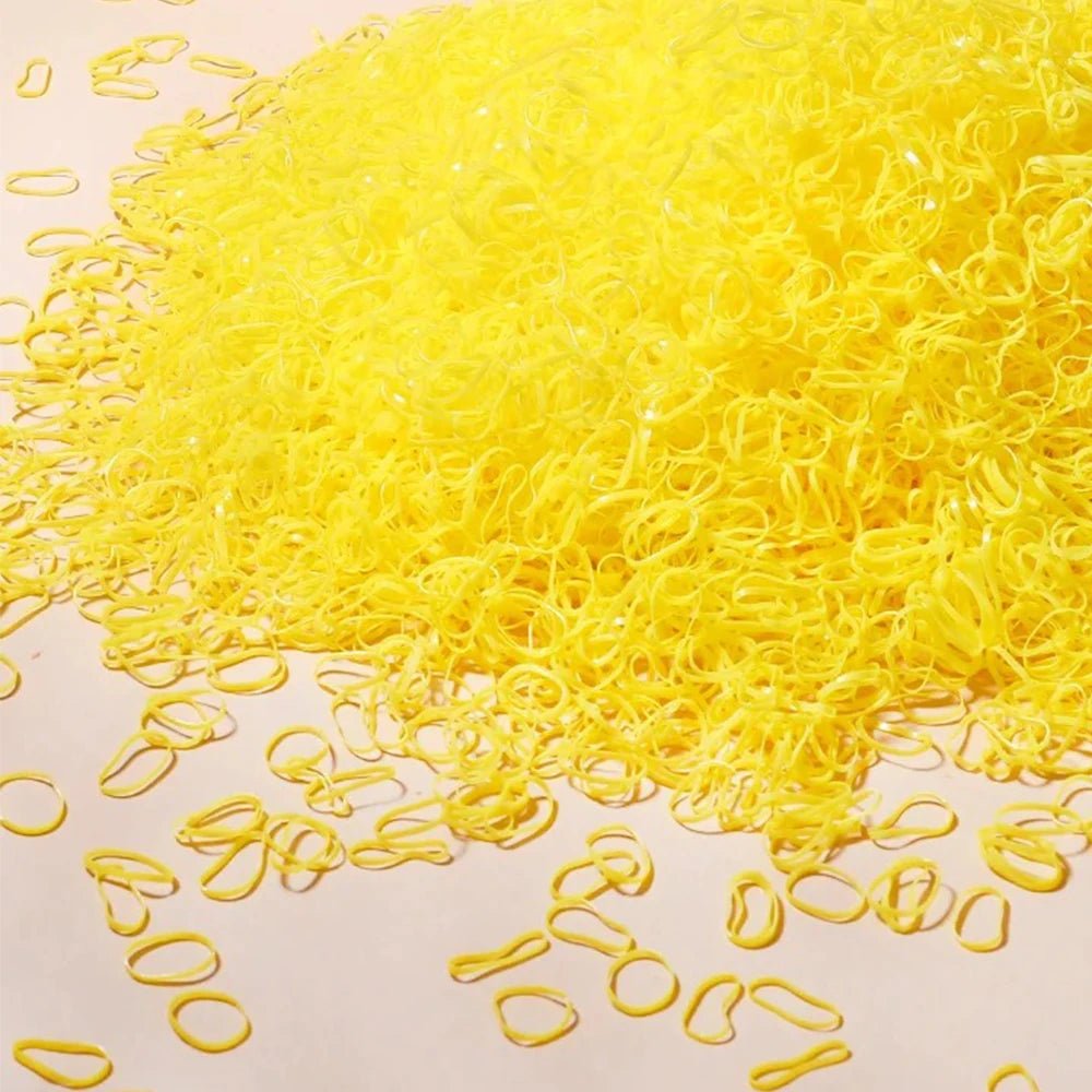 Colorful Elastic Hair Ties – 500, 1000 or 2000 Pieces - InspiredGrabs.com