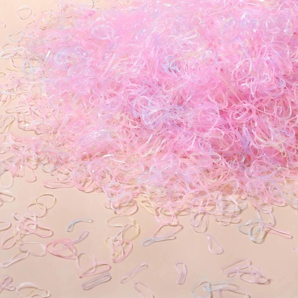Colorful Elastic Hair Ties – 500, 1000 or 2000 Pieces - InspiredGrabs.com