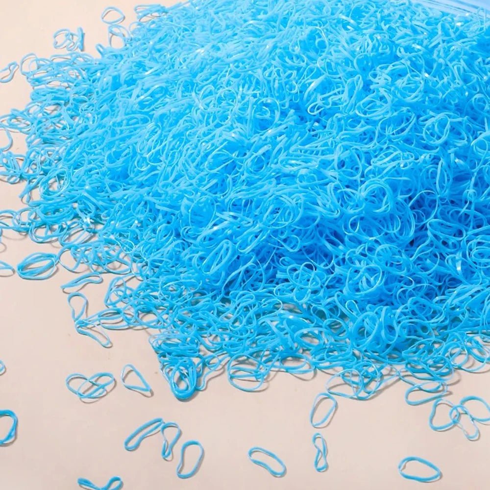 Colorful Elastic Hair Ties – 500, 1000 or 2000 Pieces - InspiredGrabs.com