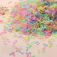 Thumbnail for Colorful Elastic Hair Ties – 500, 1000 or 2000 Pieces - InspiredGrabs.com