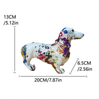 Thumbnail for Colorful Standing French Bulldog Resin Statue – Graffiti Style Desk Decor - InspiredGrabs.com