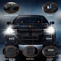 Thumbnail for Compact Car Trash Can with Lid – Black - InspiredGrabs.com
