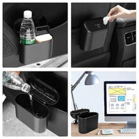 Thumbnail for Compact Car Trash Can with Lid & Refill Bags - InspiredGrabs.com