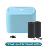 Thumbnail for Compact Car Trash Can with Lid & Refill Bags - InspiredGrabs.com