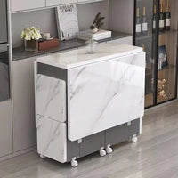Thumbnail for Compact Retractable Folding Dining Table Set - InspiredGrabs.com