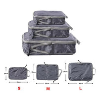 Thumbnail for Compressible Travel Packing Cubes – Single or 3-Piece Set - InspiredGrabs.com