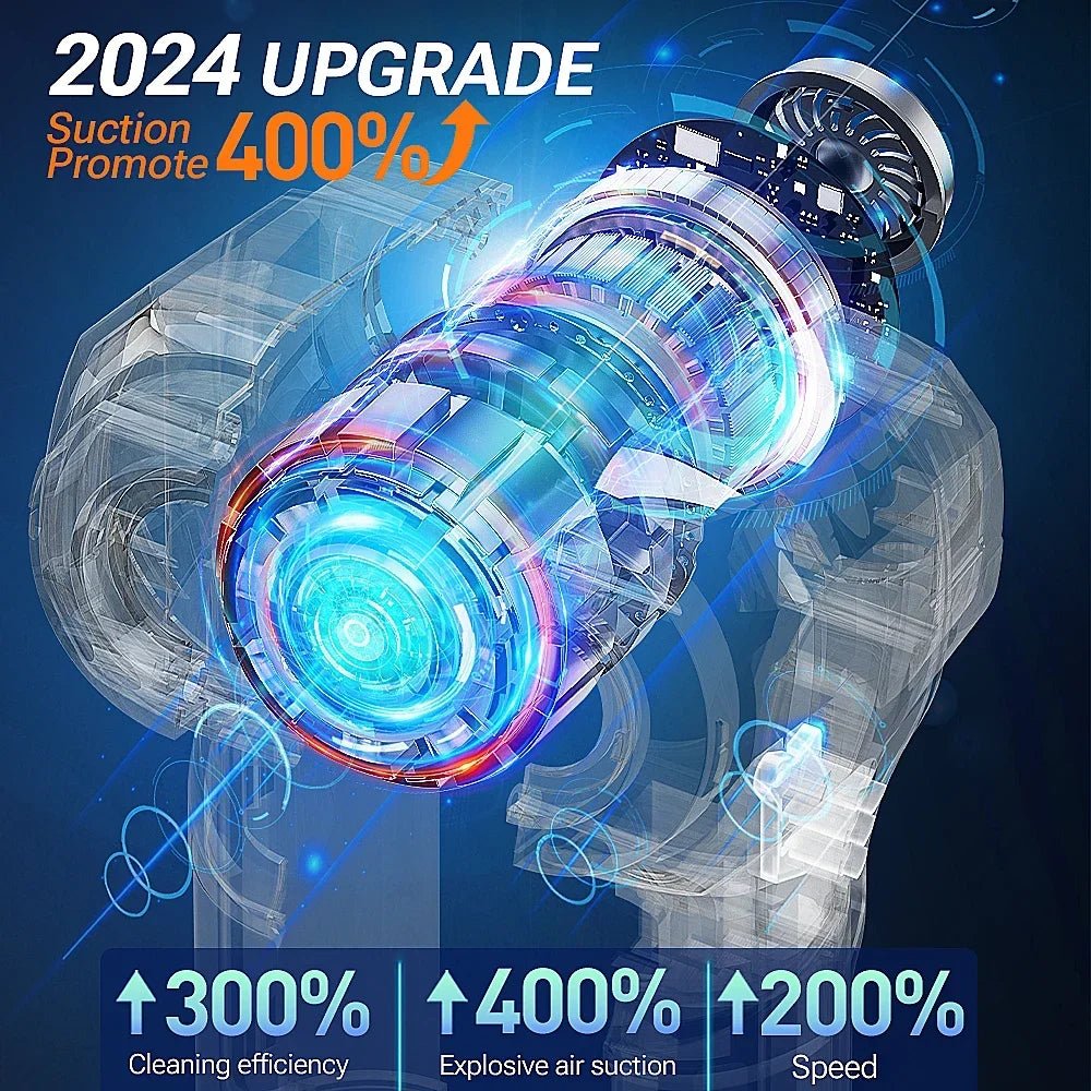 Cordless Car Vacuum Cleaner – High Power, Lightweight & Versatile - InspiredGrabs.com