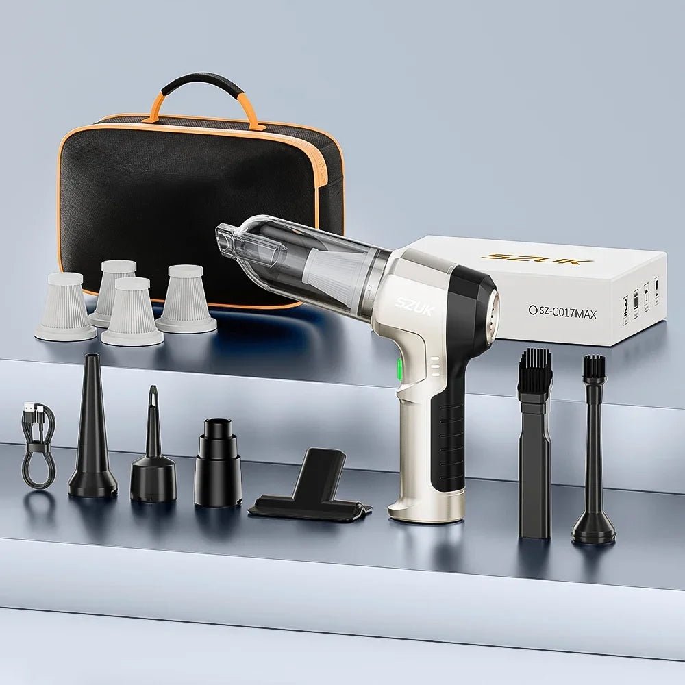 Cordless Car Vacuum Cleaner – High Power, Lightweight & Versatile - InspiredGrabs.com