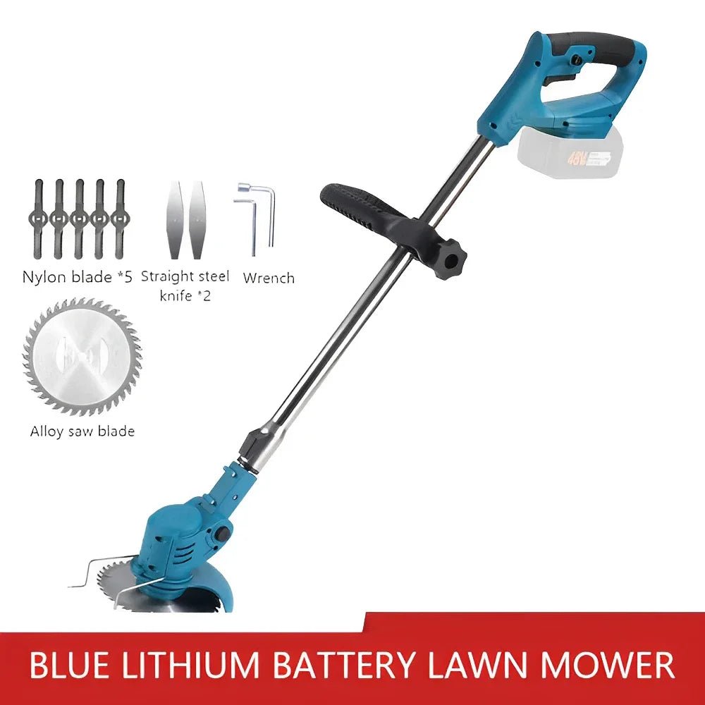 Cordless Electric Grass Trimmer & Brush Cutter Compatible with Makita 21V Battery - InspiredGrabs.com