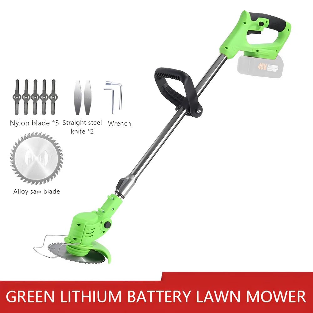 Cordless Electric Grass Trimmer & Brush Cutter Compatible with Makita 21V Battery - InspiredGrabs.com