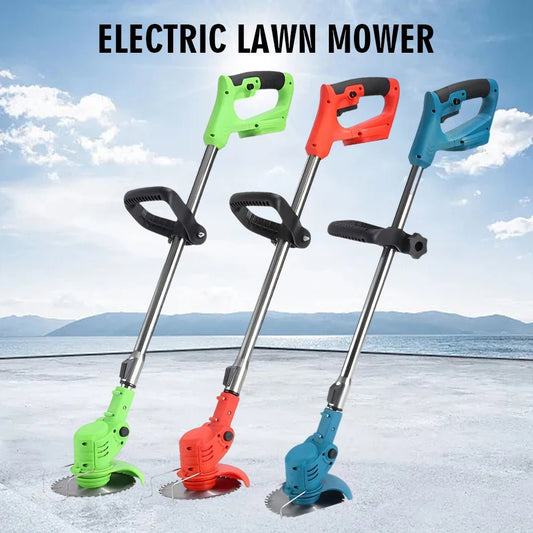 Cordless Electric Grass Trimmer & Brush Cutter Compatible with Makita 21V Battery - InspiredGrabs.com