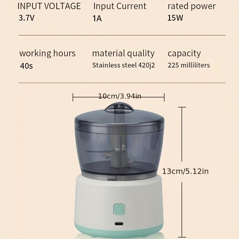 Cordless Mini Food Processor & Meat Grinder - InspiredGrabs.com