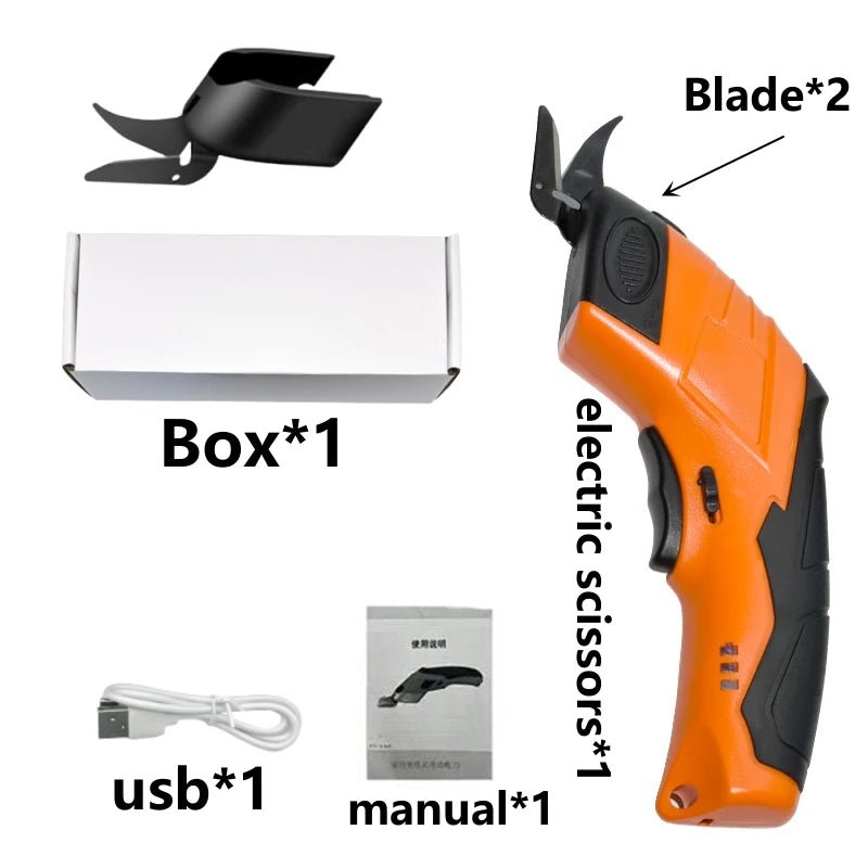 Cordless Rechargeable Electric Cutting Scissors - InspiredGrabs.com