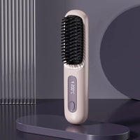 Thumbnail for Cordless USB Hair Straightening Brush – Ionic Hot Brush & Detangling Styler - InspiredGrabs.com