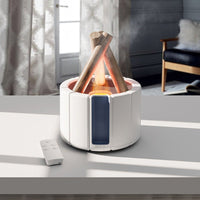 Thumbnail for Desktop Humidifier with Simulated Flame Aromatherapy for Home and Office Use - InspiredGrabs.com