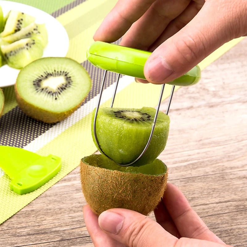 Detachable Kiwi Cutter & Fruit Peeler Tool - InspiredGrabs.com