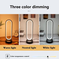 Thumbnail for Dimmable LED Ring Table Lamp – 3 Color Options - InspiredGrabs.com