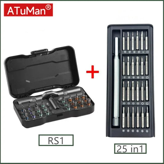 DUKA Atuman RS1 24 - in - 1 Multi - Purpose Ratchet Screwdriver Set – DIY & Household Repair Tool - InspiredGrabs.com