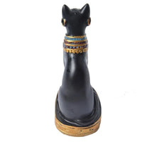 Thumbnail for Egyptian Cat Goddess Statue – Vintage Resin Cat Ornament - InspiredGrabs.com
