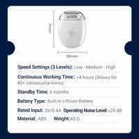 Thumbnail for Electric Automatic Nail Clipper with LED Light and Storage - InspiredGrabs.com