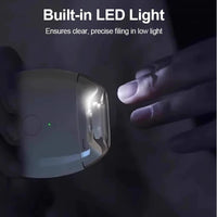 Thumbnail for Electric Automatic Nail Clipper with LED Light and Storage - InspiredGrabs.com