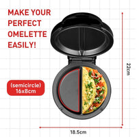 Thumbnail for Electric Frying Pan & Pizza Maker – Nonstick Multi - Purpose Baking Pan - InspiredGrabs.com