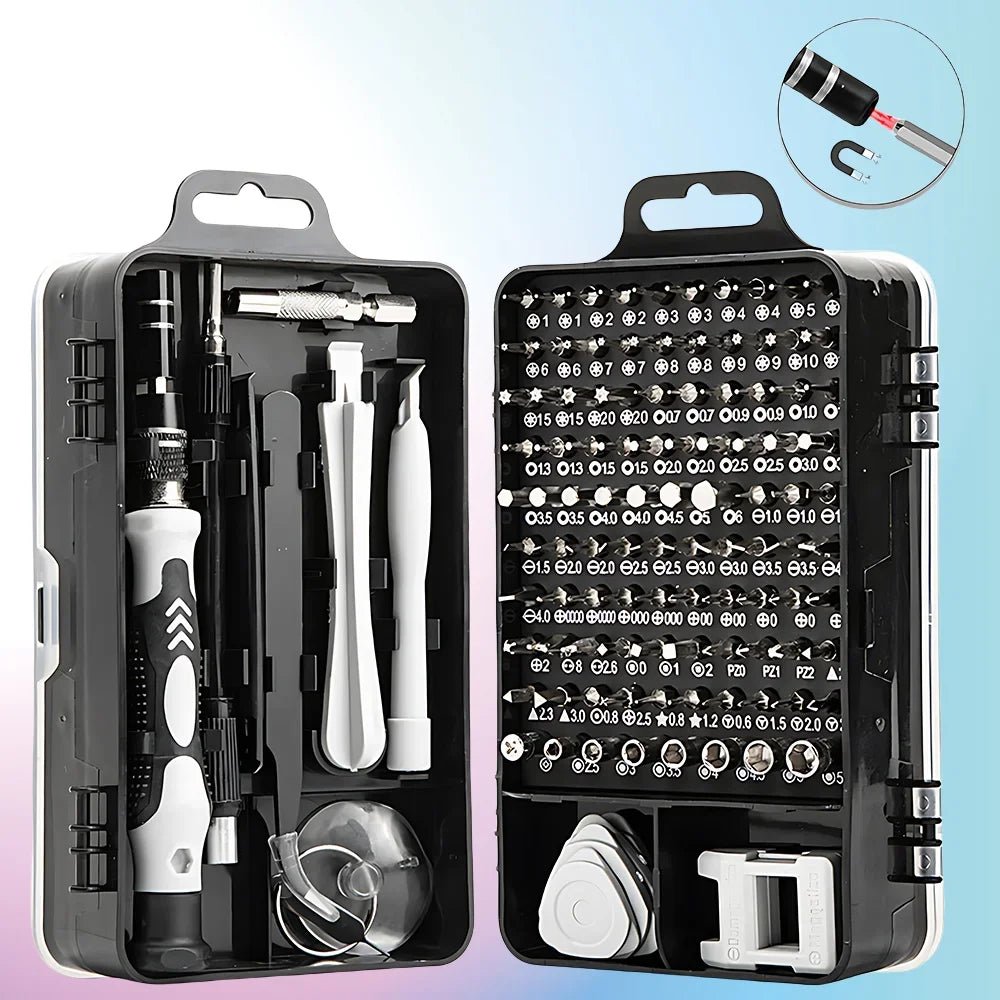 Electronics Screwdriver Set 115 in 1 Precision Screwdriver Tools Nut Driver - InspiredGrabs.com