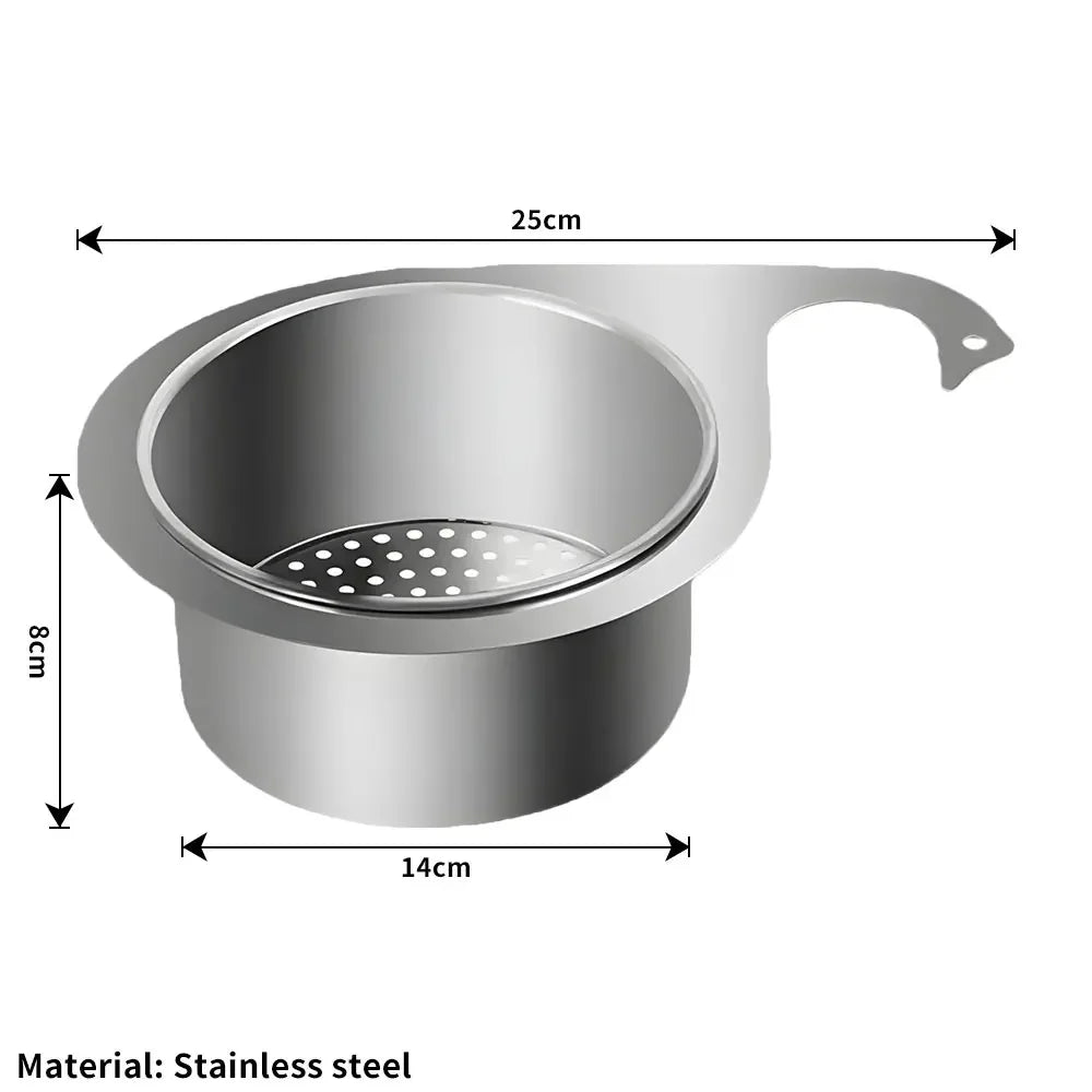 Elegant Swan Stainless Steel Sink Strainer – Rust - Resistant Design - InspiredGrabs.com