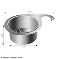 Thumbnail for Elegant Swan Stainless Steel Sink Strainer – Rust - Resistant Design - InspiredGrabs.com