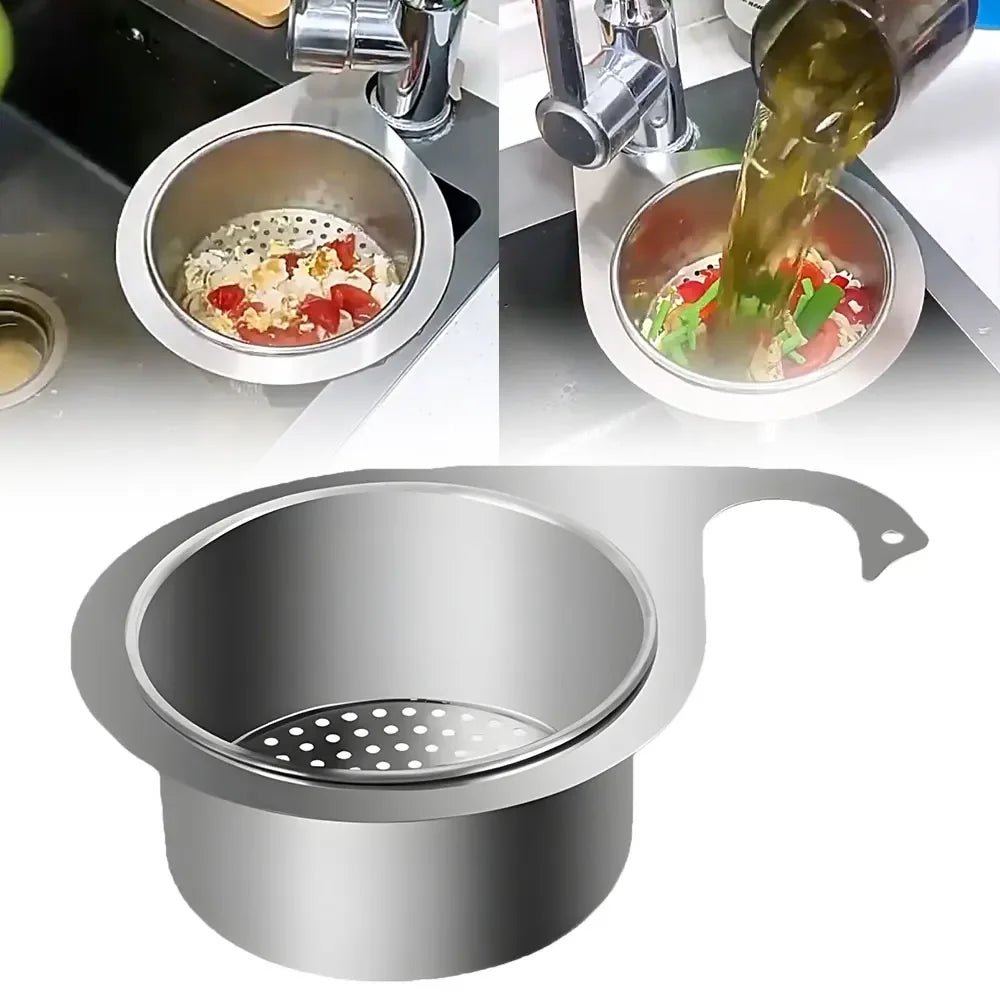 Elegant Swan Stainless Steel Sink Strainer – Rust - Resistant Design - InspiredGrabs.com
