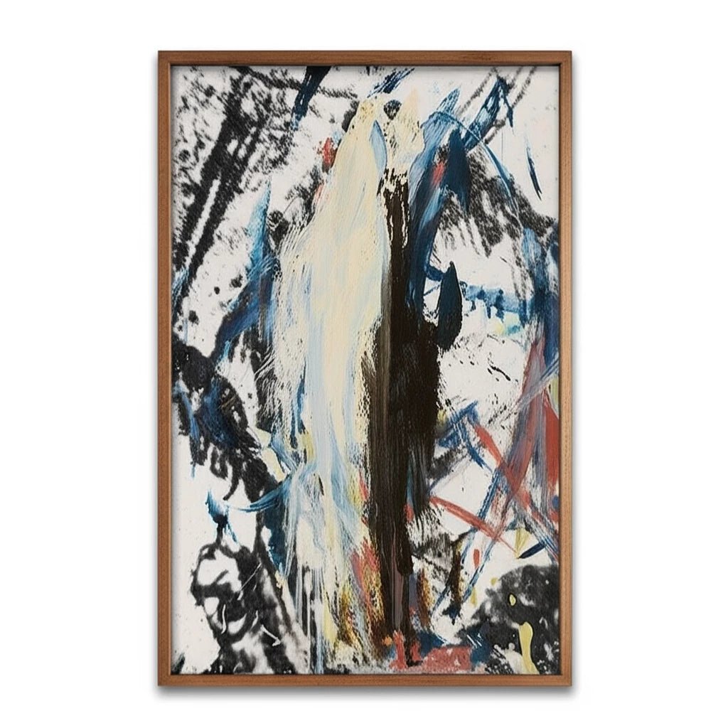 Elegant Wrapped Canvas Painting in a Wooden Frame - InspiredGrabs.com