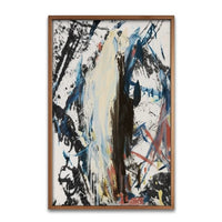 Thumbnail for Elegant Wrapped Canvas Painting in a Wooden Frame - InspiredGrabs.com