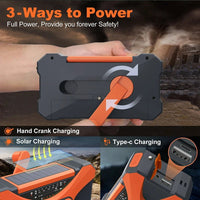 Thumbnail for Emergency Solar Hand Crank Radio 10000mAh - InspiredGrabs.com