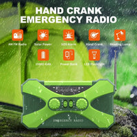 Thumbnail for Emergency Solar Hand Crank Radio 10000mAh - InspiredGrabs.com