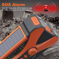 Thumbnail for Emergency Solar Hand Crank Radio 10000mAh - InspiredGrabs.com