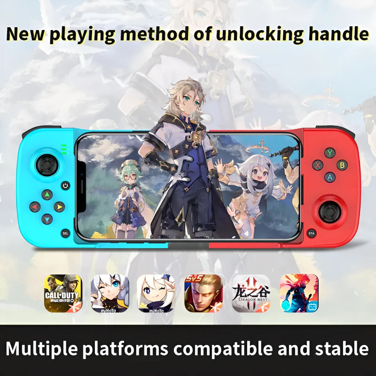Expandable Mobile Gamepad Controller – For Android, iOS & HarmonyOS - InspiredGrabs.com