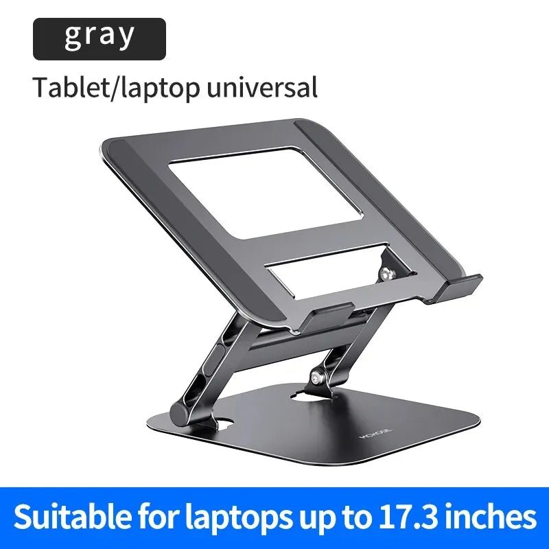 Foldable Aluminium Laptop Stand - Portable & Durable - InspiredGrabs.com